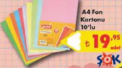LECTOR A4 FON KARTONU 10'LU indirimli fiyat LECTOR A4 FON KARTONU 10'LU fiyat ve kampanya bilgisi
